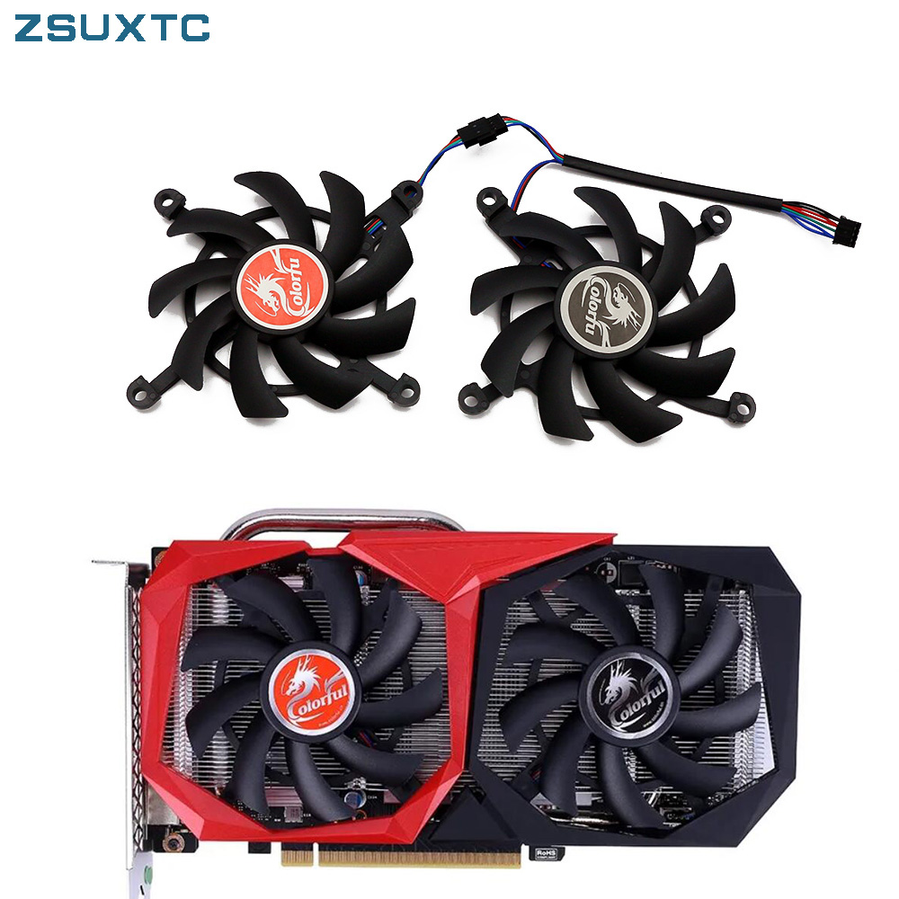 Rtx 4080 Super 16Gb - Rtx-カラフルなgeforce gtx 1660ti 2060用ファン,超グラフィックスカード,冷却ファン,2060,1650