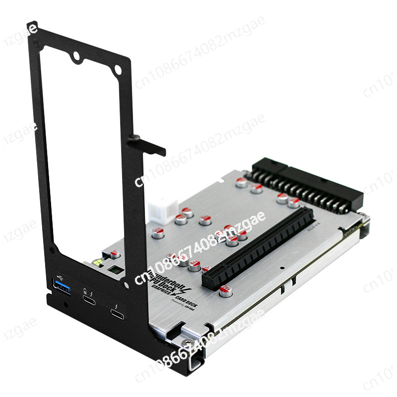 Thunderbolt 4 External Gpu Enclosure - ミニ外付けGPUエンクロージャーTH3P4G3、電源ケース付き、Thunderbolt 3/4対応、ノートパソコンeGPUセットアップ用