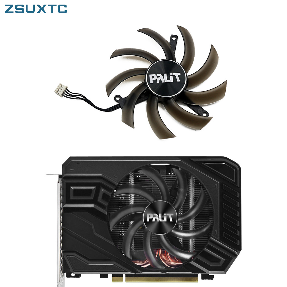 Rtx 4080 Super 16Gb - オリジナルのビデオカード冷却ファン,TH1012S2H-PAA01 gtx 1660,stormxoc,gpu軸,1660 ti,1660,スーパー1650, TH1012S2H-PAA01