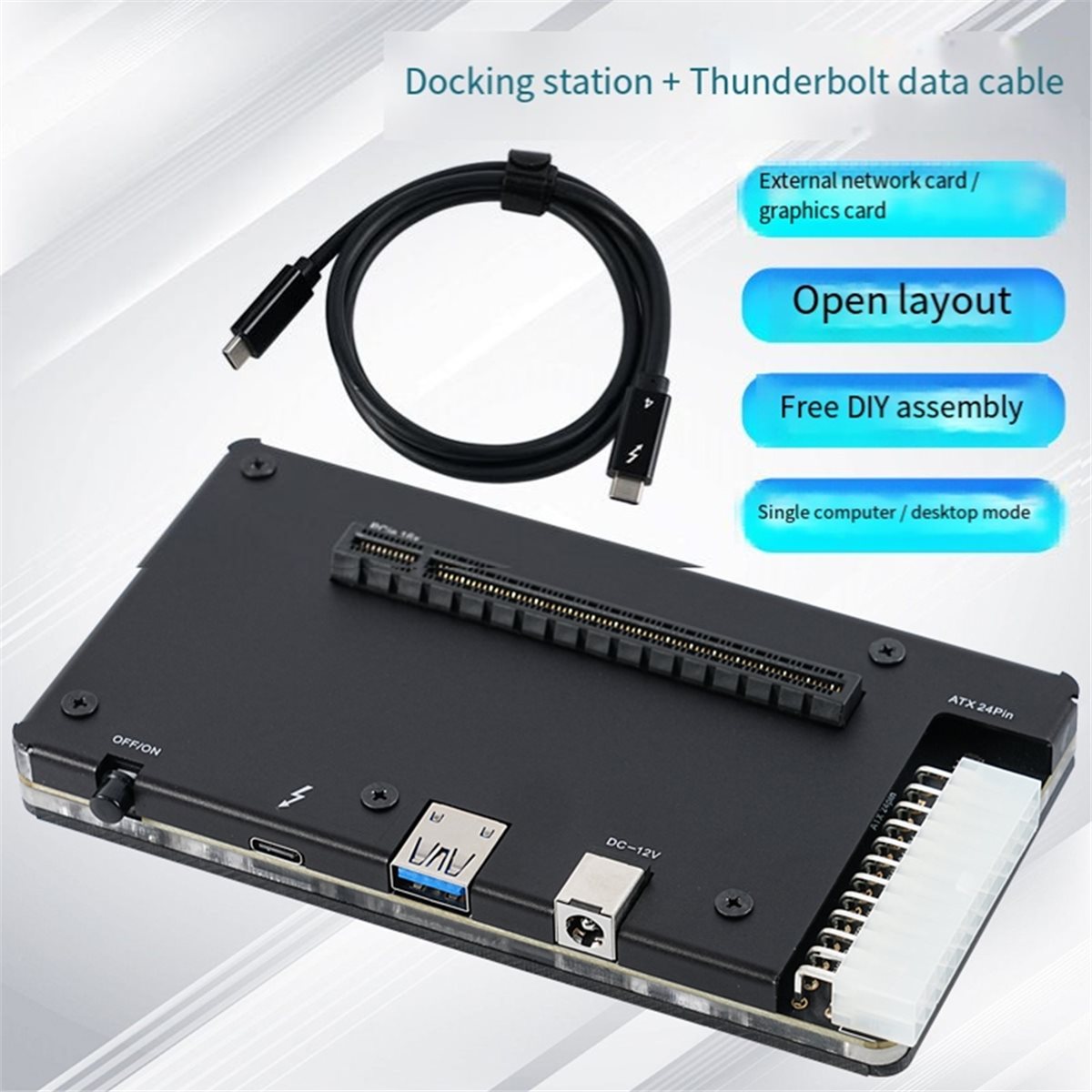 Thunderbolt 4 External Gpu Enclosure - ABIU プロフェッショナル 外付けGPU Thunderbolt 4対応 グラフィックカードドック