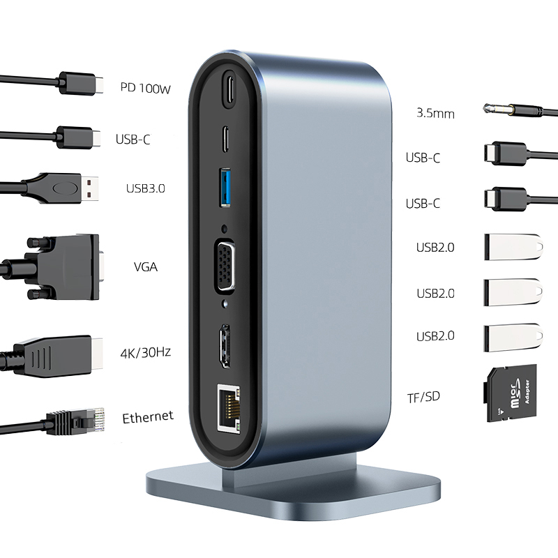 USB C 3.0 ハブ タイプ C からマルチ 4K HD - 4 Hdmi Multi Monitor Video Card 4K のレビューと価格