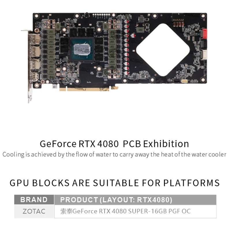 Bykski GPU ブロック Zotac GeForce  - Rtx 4080 Super 16Gb のレビューと価格