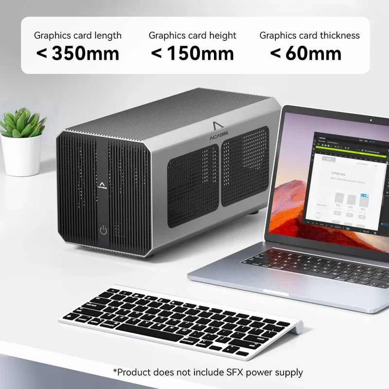 Acasis 40Gbps eGPUエンクロージャー、24ピ - Thunderbolt 4 External Gpu Enclosure のレビューと価格
