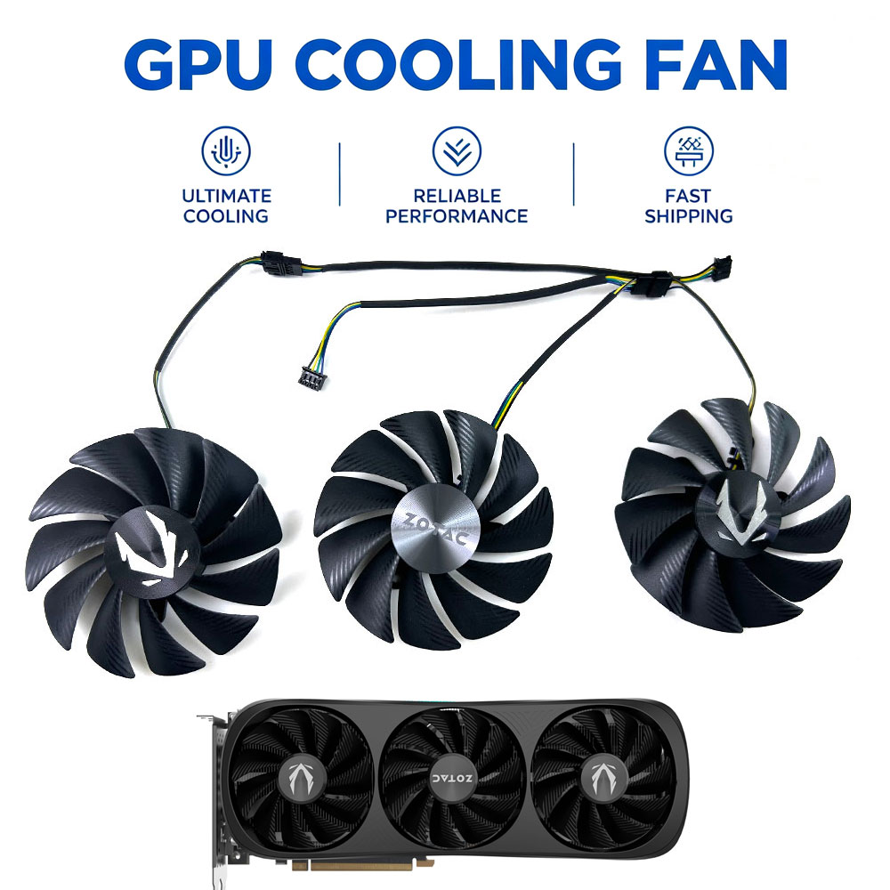 新品冷却ファン3個セット GA9S2U 4PIN 89MM  - Rtx 4070 Ti Super 16Gb のレビューと価格