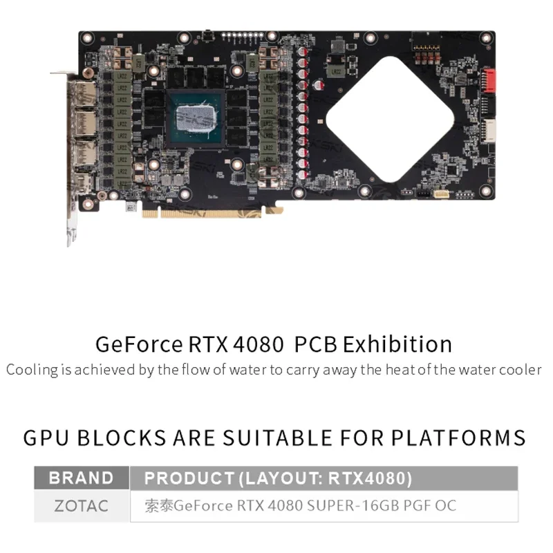 Bykski製GPUブロック Zotac GeForce R - Rtx 4080 Super 16Gb のレビューと価格