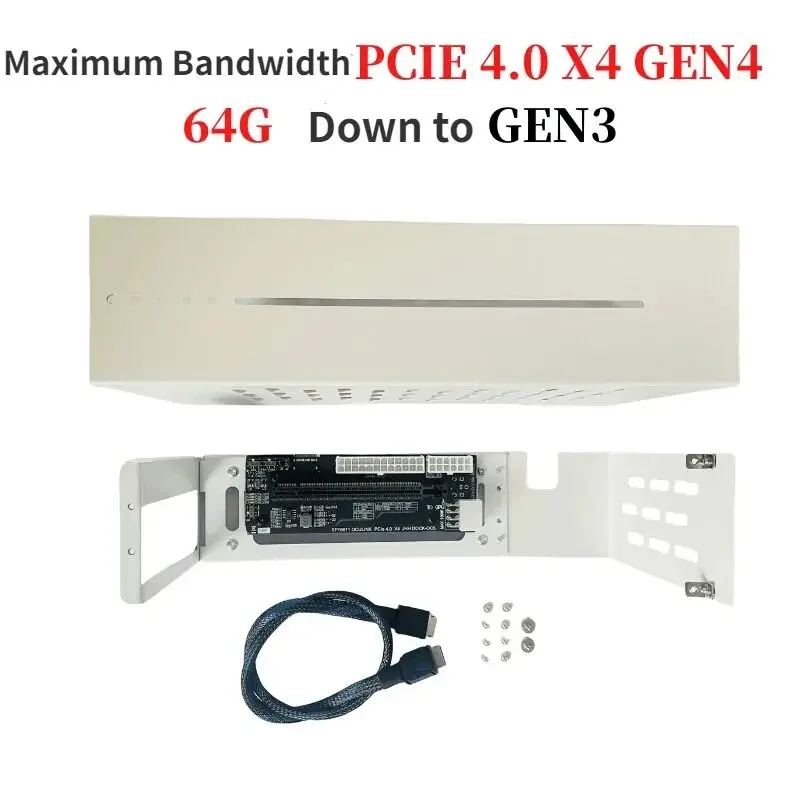 ラップトップ外部グラフィックカード,金属ケース,pcie 4 - Oculink Egpu Dock Graphics Card のレビューと価格